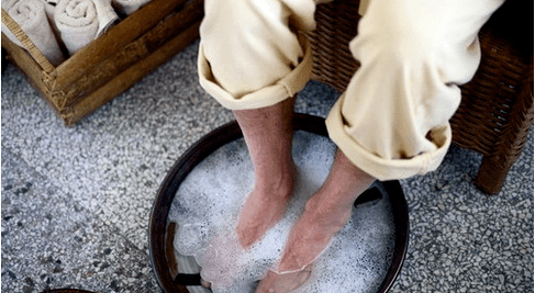 The acceptance of the foot bath